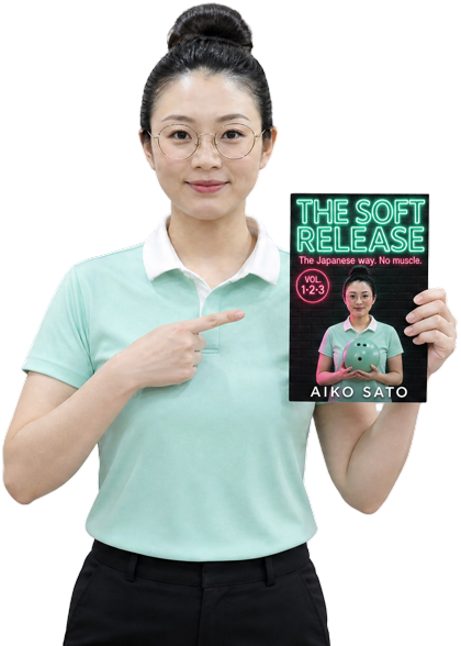 Aiko Sato holding The Soft Release